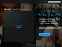 Tablet Screenshot of makeupmagick.com